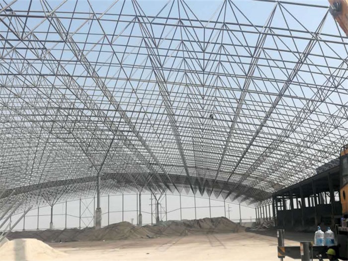 黄山钢厂料仓网架工程